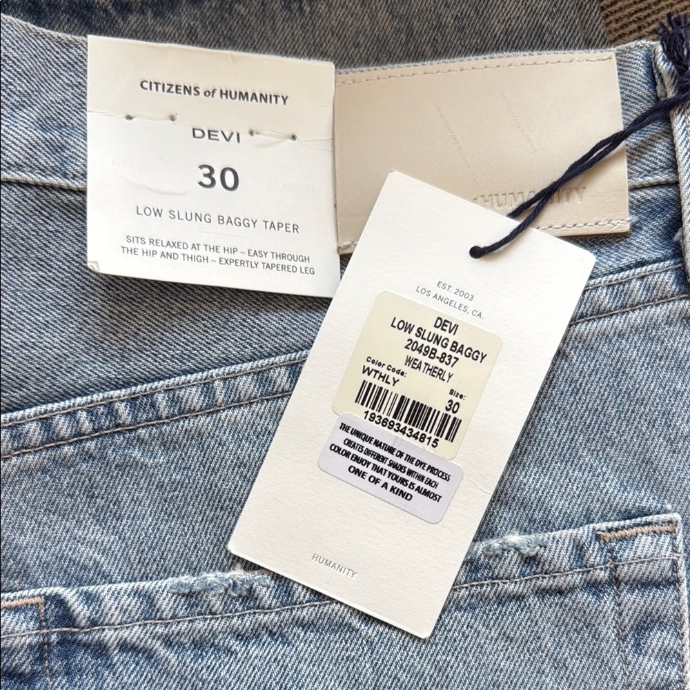 Citizens Of Humanity Devi Low Slung Baggy  Jeans